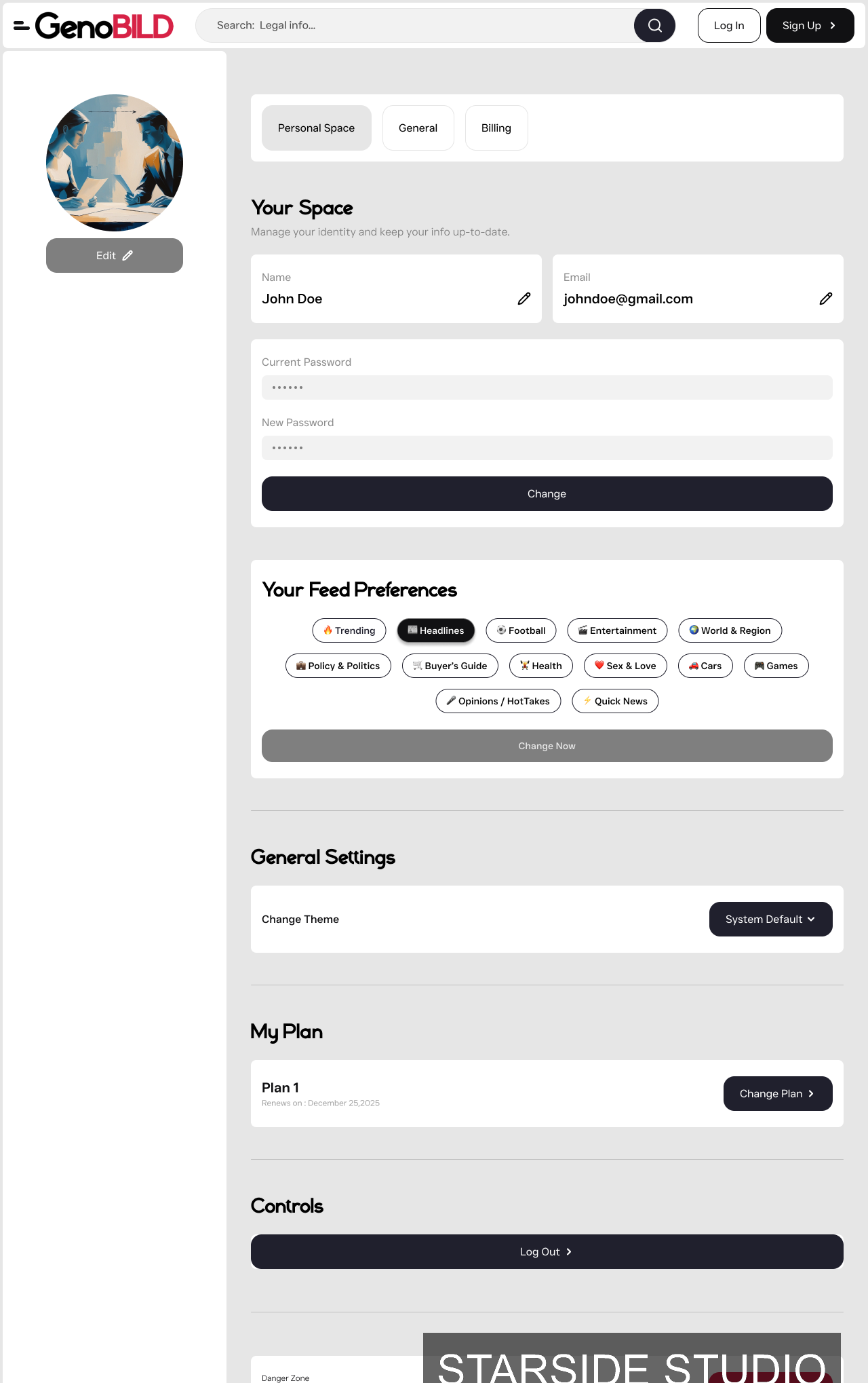 Genobild Flashfeed desktop 3
